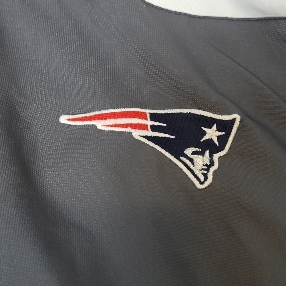 VINTAGE 90s New England Patriots Warm Jacket NFL REEBOK - Picture 7 of 13